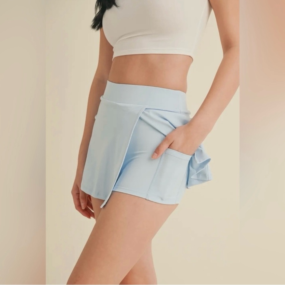 NEW Baby Blue Skort